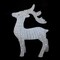 Northlight LED Lighted Commercial Grade Acrylic Reindeer Christmas Decoration - 28.5" - Pure White